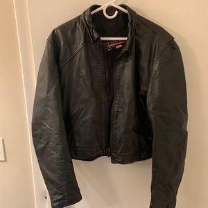 Vintage brooks leather jacket size 44